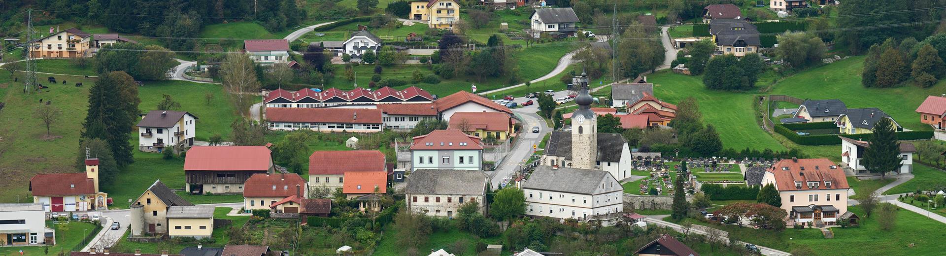 Šentjanž pri Dravogradu iz zraka - Tomo Jeseničnik