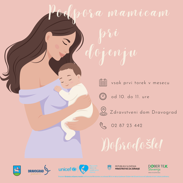 Grafika Podpora mamicam pri dojenju