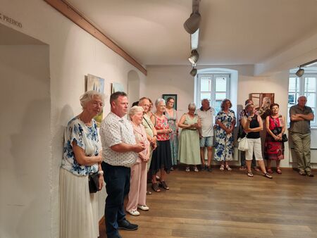 Udeleženci območne likovne razstave